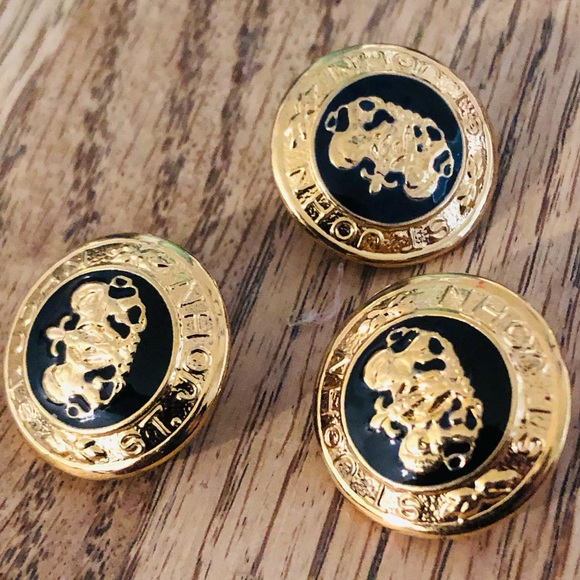 St. John | Accessories | St John Replacement Gold Metal Buttons Three 3 ...